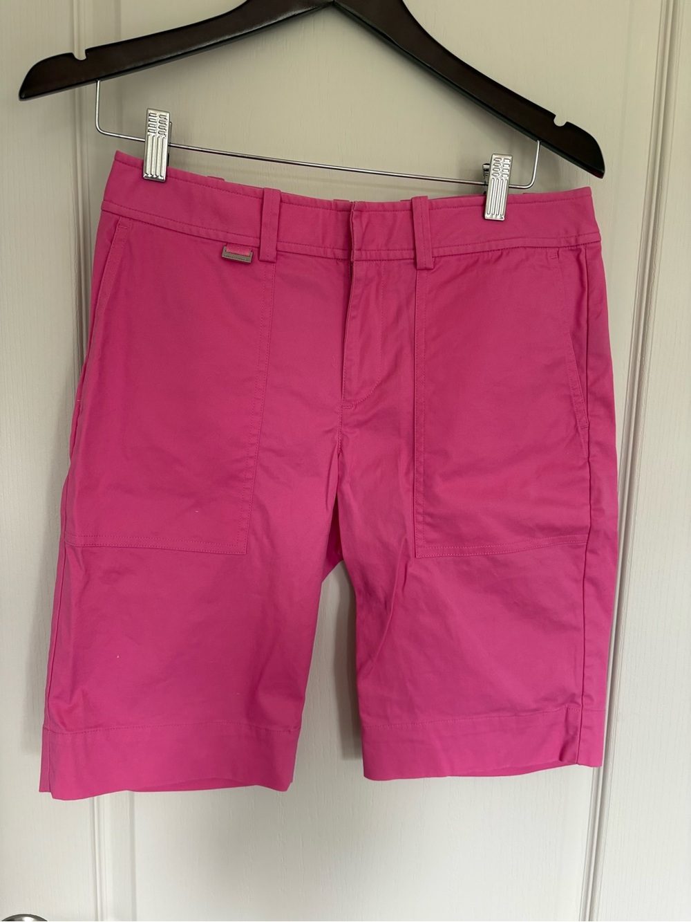 Ralph Lauren Hot Pink Cotton Bermuda Shorts